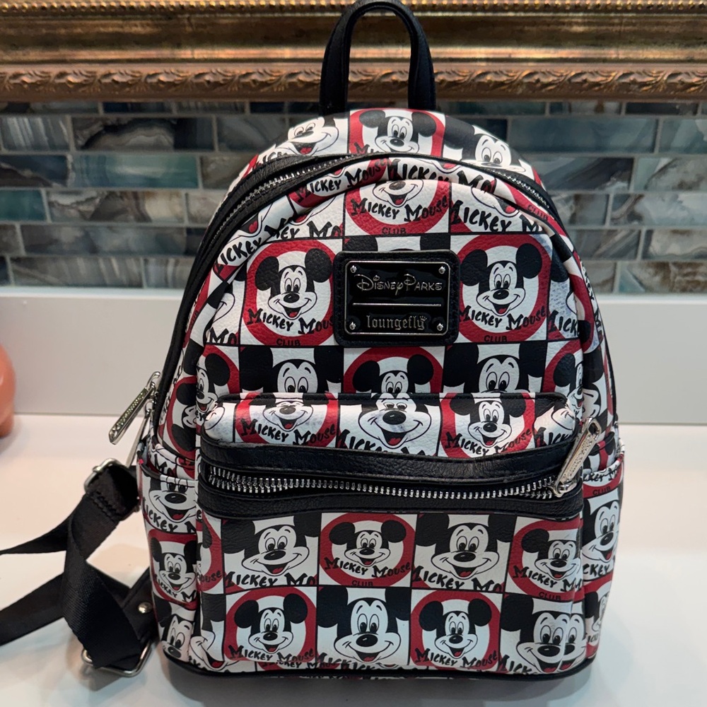 Disney Loungefly Mickey Mouse Club Backpack